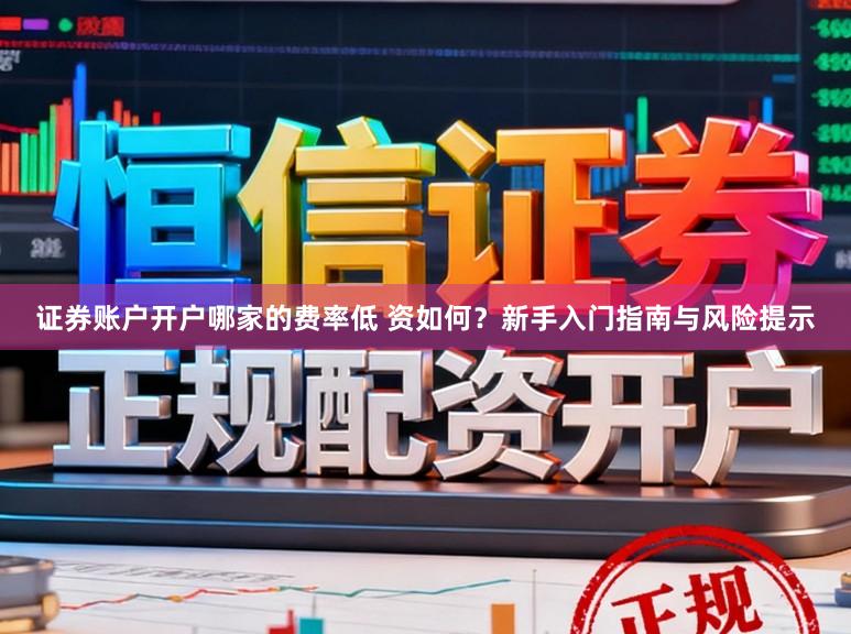 证券账户开户哪家的费率低 资如何？新手入门指南与风险提示