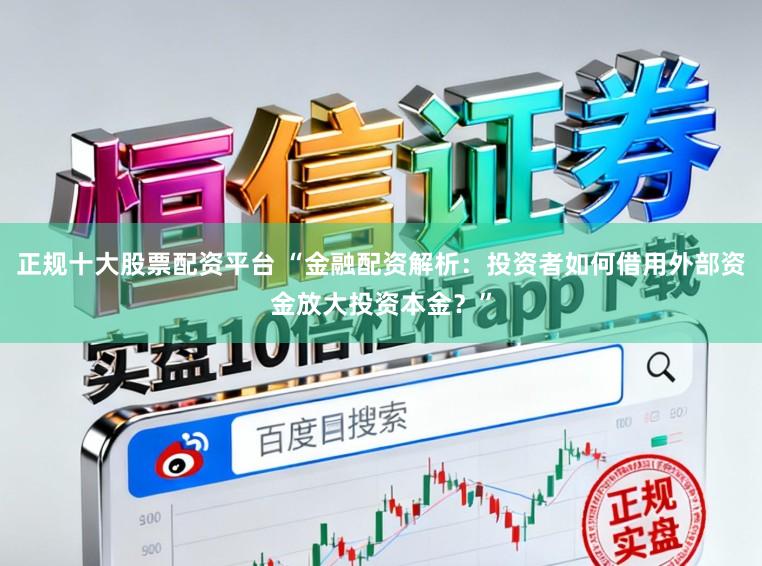 正规十大股票配资平台 “金融配资解析：投资者如何借用外部资金放大投资本金？”