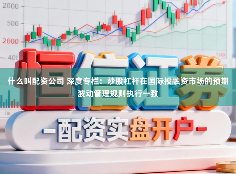 什么叫配资公司 深度专栏：炒股杠杆在国际投融资市场的预期波动管理规则执行一致