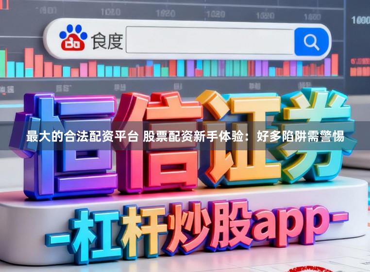 最大的合法配资平台 股票配资新手体验：好多陷阱需警惕