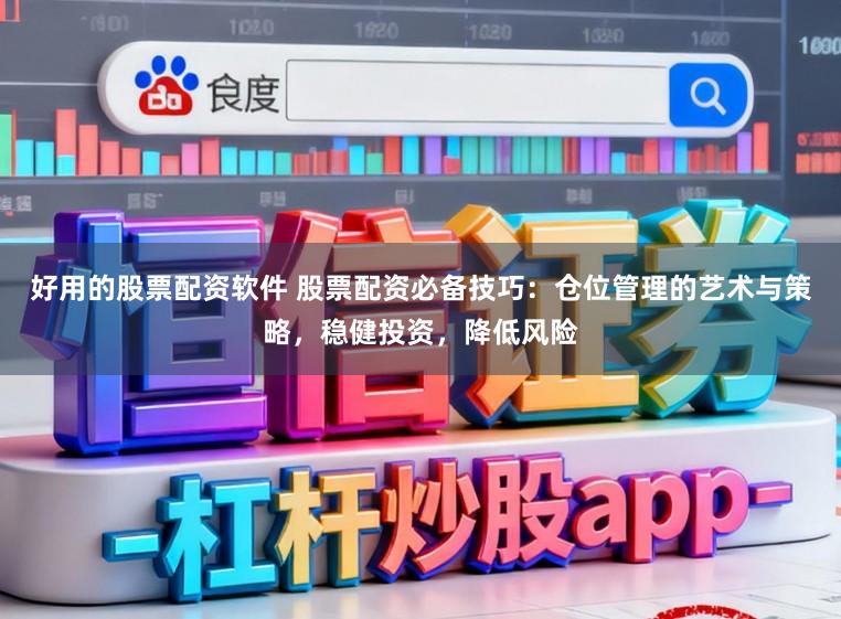 好用的股票配资软件 股票配资必备技巧：仓位管理的艺术与策略，稳健投资，降低风险